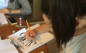 Hand lettering workshop in Toronto, GTA, Stouffville, Markham, Ontario, typography, type, design, projects, DIY